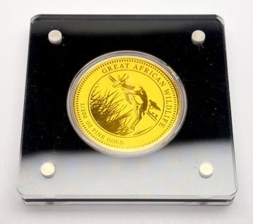 Afrika. Medal Great African Wildlife - 1/200oz (.999)