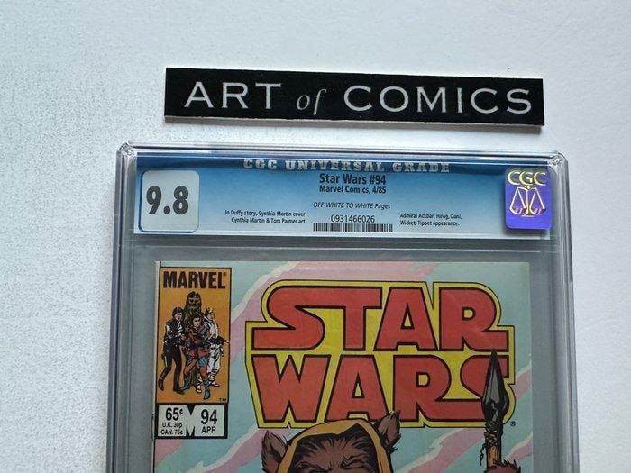 Star Wars #94 - CGC 9.8 - Admiral Ackbar, Hirog, Dani,, Boeken, Strips | Comics