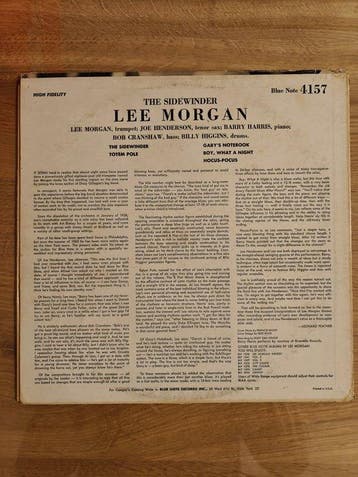 Lee Morgan - The Sidewinder - Vinylplaat - 1ste persing -, Nieuw in verpakking