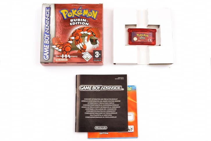 Pokemon Ruby (German) [Gameboy Advance], Consoles de jeu & Jeux vidéo, Jeux | Nintendo Game Boy, Envoi
