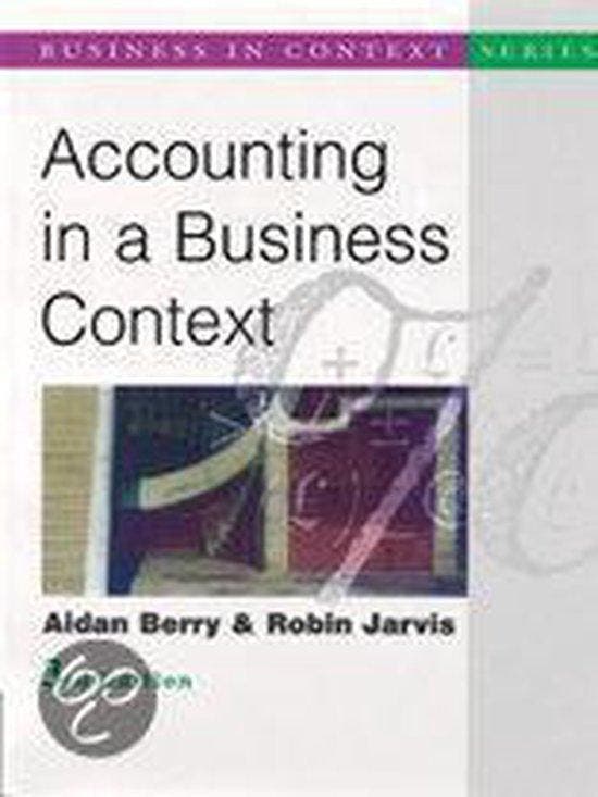 Accounting In A Business Context 9781861520906 Ray Jarvis, Boeken, Taal | Engels, Gelezen, Verzenden