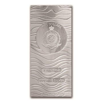 1 Troy Ounce - Zilver .999 - 2021 1 oz $2 NZD Niue Silver, Postzegels en Munten