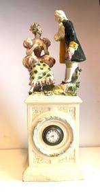 Figurale pendule - Porselein - 1920-1930, Antiek en Kunst