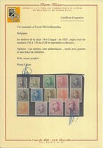 Belgique 1919 - Albert Ier avec casque - série complète avec, Gestempeld