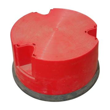 Opstap krukje 22 cm hoog met zwenkwieltjes gebruikt, Ophalen of Verzenden, Nieuw