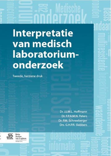 Interpretatie van medisch laboratoriumonderzoek, Boeken, Verzenden, Gelezen, J.J.M.L. Hoffmann