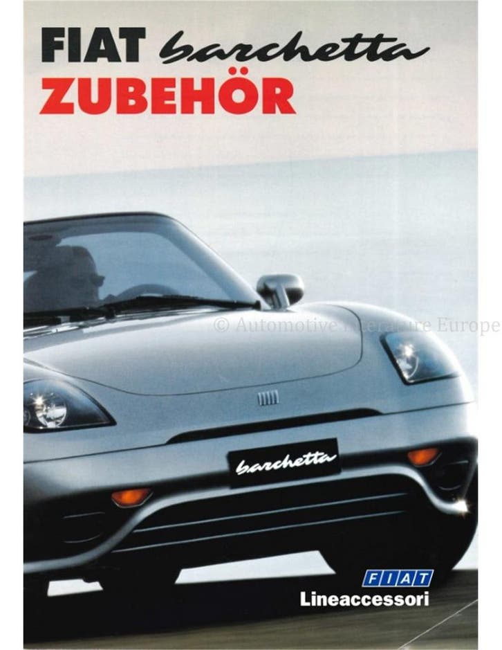 1996 FIAT BARCHETTA BROCHURE DUITS, Livres, Autos | Brochures & Magazines, Enlèvement ou Envoi