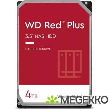 Western Digital Red Plus WD40EFPX 4TB, Informatique & Logiciels, Disques durs, Verzenden