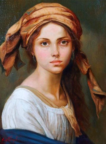 Giuseppe Cacciapuoti (1969) - Ritratto di giovane donna