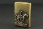 Zippo - Marlboro - Zakaansteker - metaal, Messing, Nieuw