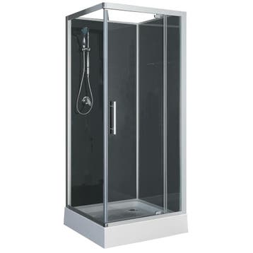 Aanbieding: Complete Douchecabine Wiesbaden Domino 90x90x210, Ophalen of Verzenden, Nieuw, Chroom, Douche