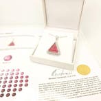 Zonder minimumprijs - Ketting met hanger - 14 karaat Witgoud