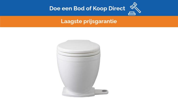 Bieden: Jabsco Lite Flush Electric Toilet 24V with Foot Swi, Watersport en Boten, Bootonderdelen, Ophalen of Verzenden