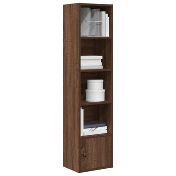 vidaXL Boekenkast 31x24x127 cm bewerkt hout bruin, Verzenden, Nieuw