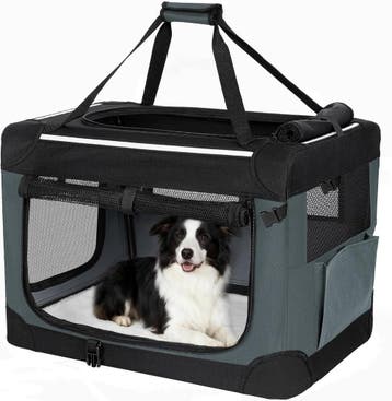 Reisbench hond - Draagtas hond - Transportbox - 61x63x63 cm, Dieren en Toebehoren, Verzenden, Nieuw