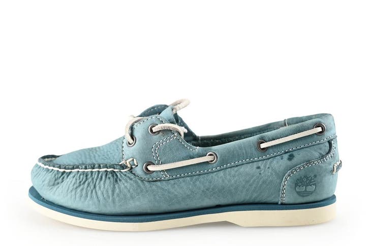 Timberland Bootschoenen in maat 38½ Blauw, Kleding | Dames, Schoenen, Blauw, Gedragen, Verzenden
