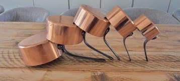 Tournus - Kookpottenset (5) - Koper, Aluminium - 5 pannen
