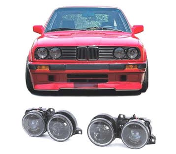 PHARES BMW E30 82-94 FOND NOIR, Verzenden