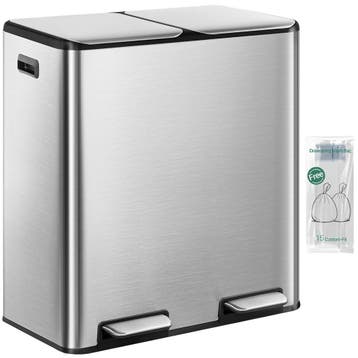 Hzuaneri Vuilnisemmer, 2 x 30 l, afvalscheidingssysteem, 2 v, Verzenden, Nieuw