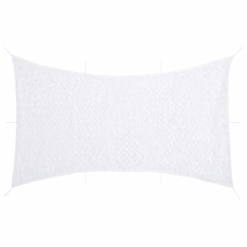 vidaXL Camouflagenet met opbergzak 618x512 cm wit, Verzenden, Nieuw
