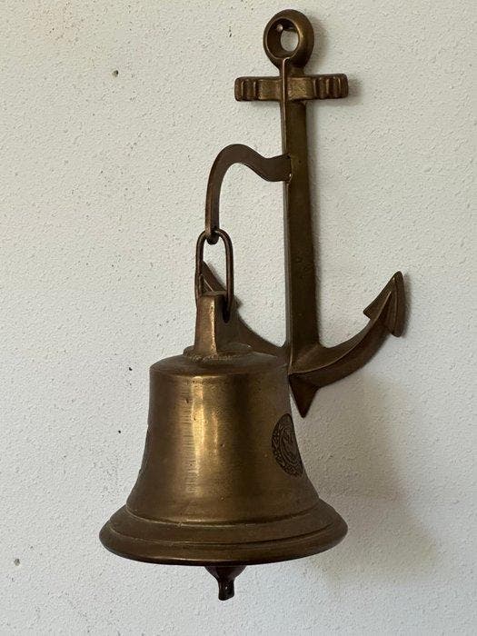 Cloche décorative - MS BREMEN 1911 - Cloche en bronze /, Antiquités & Art, Curiosités & Brocante