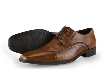 Nicola Benson Veterschoenen in maat 44 Cognac, Verzenden, Veterschoenen