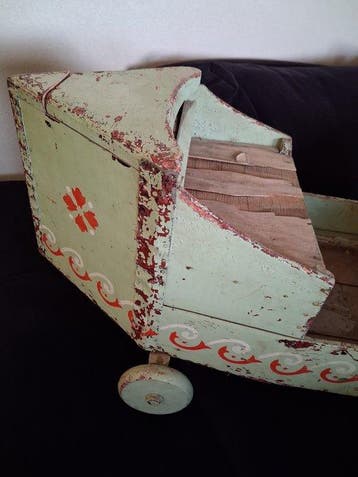 Koets - Zeldzame studio-wagen voor kinderen —