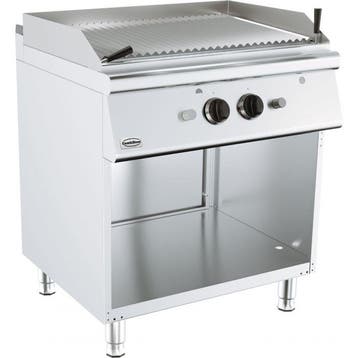Base 700 Lavasteen Grill | Gas | Open Onderstel | 2x 9kW |, Verzenden, Nieuw in verpakking