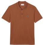 2dekans | Lacoste Petit Piqué Polo Slim Fit – Bruin – Maat, Ophalen of Verzenden, Nieuw