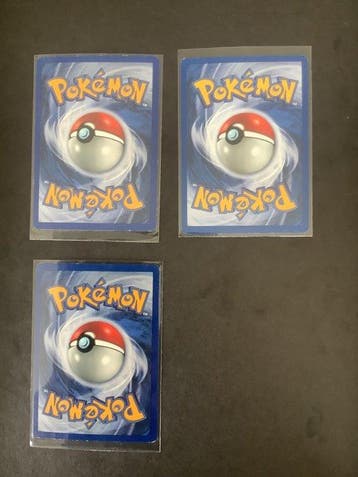 Pokémon - 3 Card - Raichu, Vaporeon, Aerodactyl Foil - WOTC, Nieuw