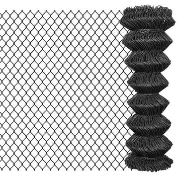 vidaXL Gaashek 25x1,25 m staal grijs, Verzenden, Nieuw