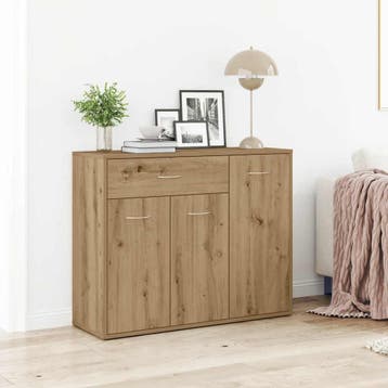 vidaXL Dressoir ambachtelijk spaanplaat hout ambachtelijk, Huis en Inrichting, Verzenden, Nieuw