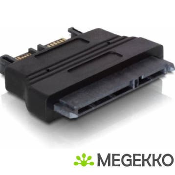 Delock 61694 Adapter Slim SATA 13-pins > SATA 22-pins, Verzenden, Nieuw