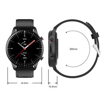 2021 Sport Smartwatch - Leren Bandje Fitness Activity, Verzenden, Nieuw, Madococo