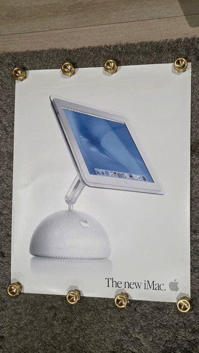 Original Apple iMac G4 Poster The new iMac - Macintosh, Games en Spelcomputers, Spelcomputers | Overige Accessoires