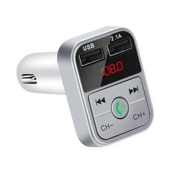 Dual USB Autolader Bluetooth Handsfree Oplader FM Radio Kit, Verzenden