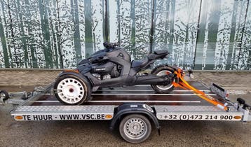 Te huur: Zakbare aanhangwagen voor CanAm, Ophalen, Gebruikt