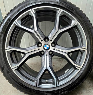 BMW X5 X6 G05 G06 741M 21 inch velgen winterbanden breedset, Verzenden, Banden en Velgen