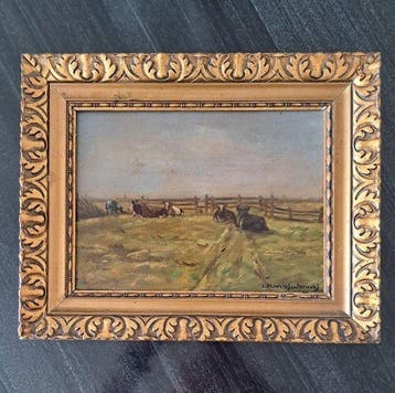 J. H. Weissenbruch (XIX-XX), Naar - Landschap met liggende