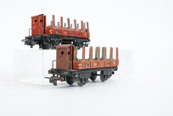 Märklin H0 - 372 - Modeltrein goederenwagon (2) - Twee, Nieuw