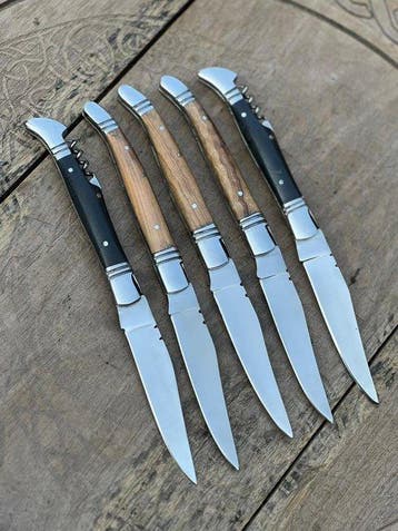 Keukenmes - Kitchen knife set - Laguiole Bougna Met Bee