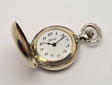 Berney - 925 Silver - Swiss Made - mechanical pocket watch -, Nieuw