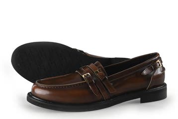 Stefano Lauran Loafers in maat 41 Bruin, Kleding | Dames, Schoenen, Bruin, Verzenden, Overige typen, Zo goed als nieuw