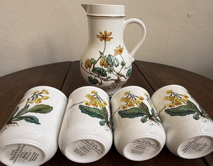 Villeroy & Boch - Koffieservies (5) - Botanica - Porselein -, Antiek en Kunst, Antiek | Meubels | Tafels