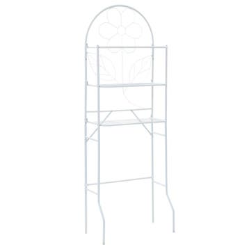 vidaXL Badkamerrek 60x33x174 cm wit, Maison & Meubles, Salle de bain | Linge de bain & Accessoires, Verzenden