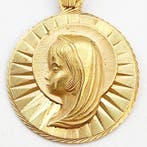 Ketting met hanger - 18 karaat Geel goud - 10.000