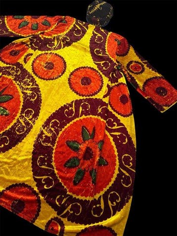 Jurk – handgeweven zijdenmengsel - Textiel - 120 cm - 60 cm
