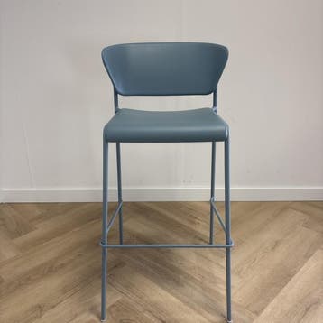 barkruk Scab Lisa - blauw, Huis en Inrichting, Barkrukken, Gebruikt, Kunststof