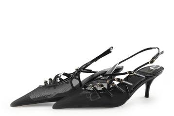 Jeffrey Campbell Slingbacks in maat 39 Zwart, Verzenden
