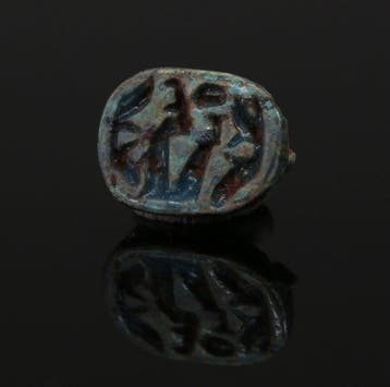 Oud-Egypte, Amarnaperiode Faience Scarabee, regeerperiode